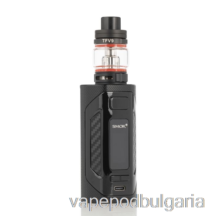 Vape 10000 Дръпки Smok Rigel 230w Starter Kit Full Black